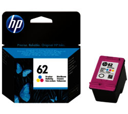HP 62 Tri-colour Ink Cartridge